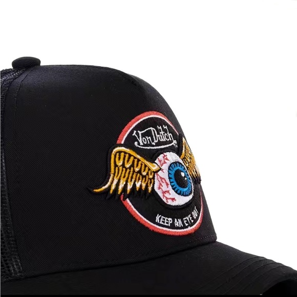 LAST 1 New von Dutch style flying eye retro trucker cap adjustable cap - Picture 3 of 4